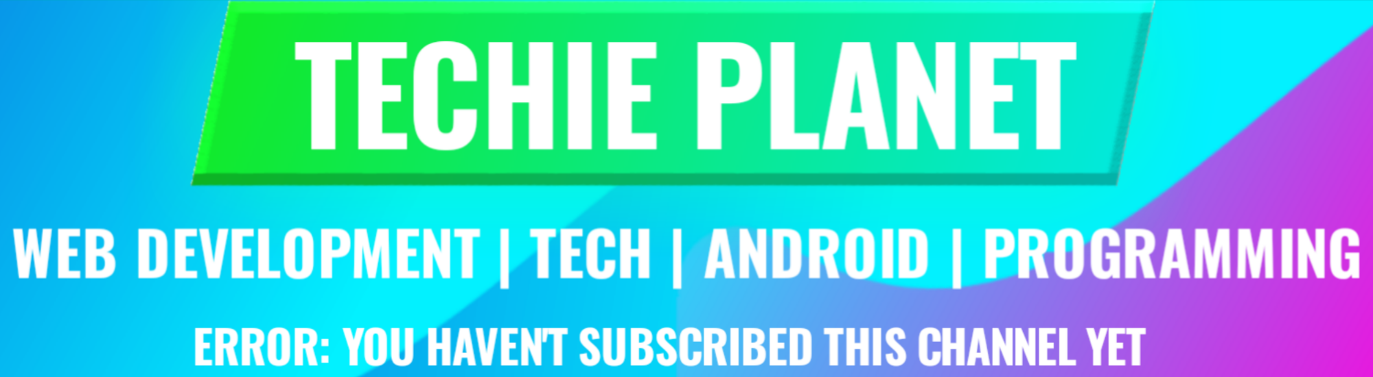 Techie Plaent banner